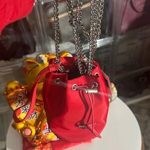 Fashion P nylon In Red Crossbody Chain